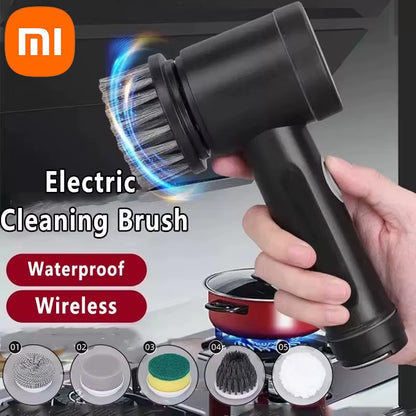 Xiaomi High-Power Wireless Electric Cleaning Brush - Multifunctional, Waterproof, and Portable for Household Use